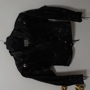 Winlit vintage black leather jacket